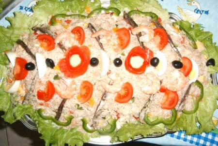 salade de riz (faite maison)